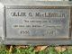 Photo of headstones/thumb_Ollie G MacLennan 1886-1976 hdstn Forest Lawn cem Hollywood CA